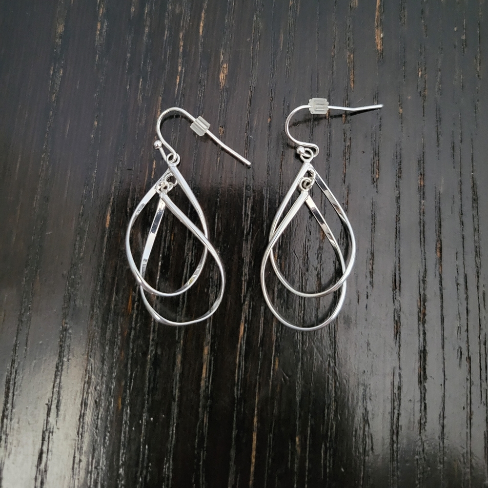 Silver Drop Earrings